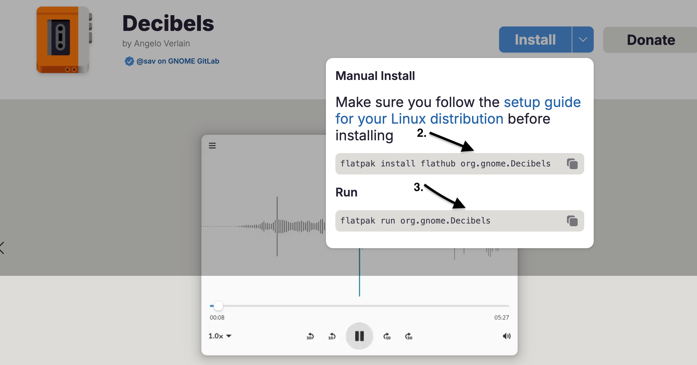 manual install script and run script