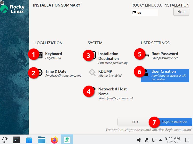 Installing Rocky Linux 9 - Documentation