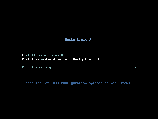 Rocky Linuxインストール用スプラッシュスクリーン